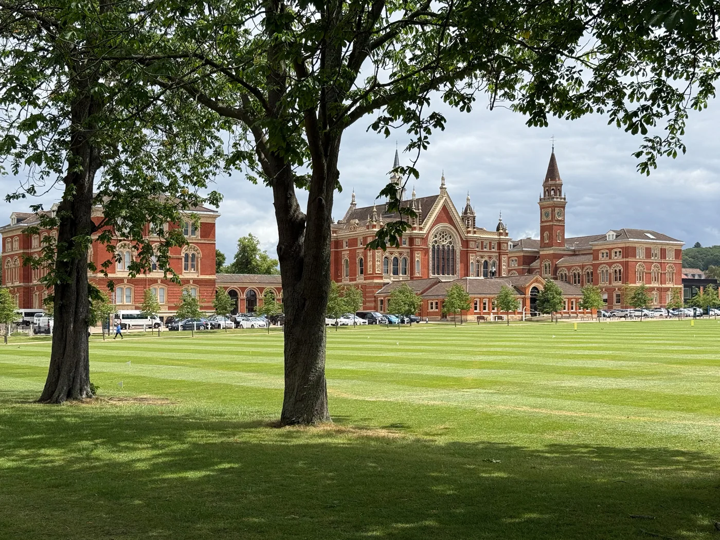 Dulwich College's Barry Buildings, photographed in June. The Christmas Fair fills these buildings, their cloisters and courtyards on Sunday 22 November