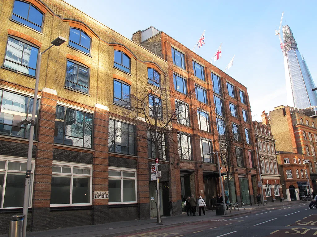Southwark Council's offices at 160 Tooley Street, with the Shard under construction behind